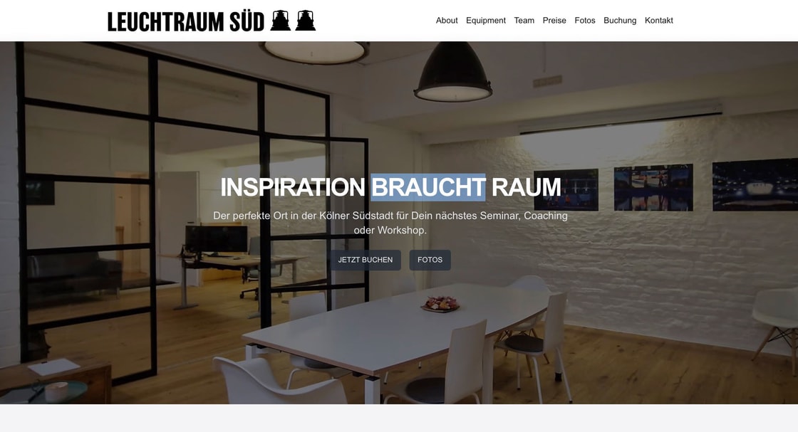 leuchttraum süd website