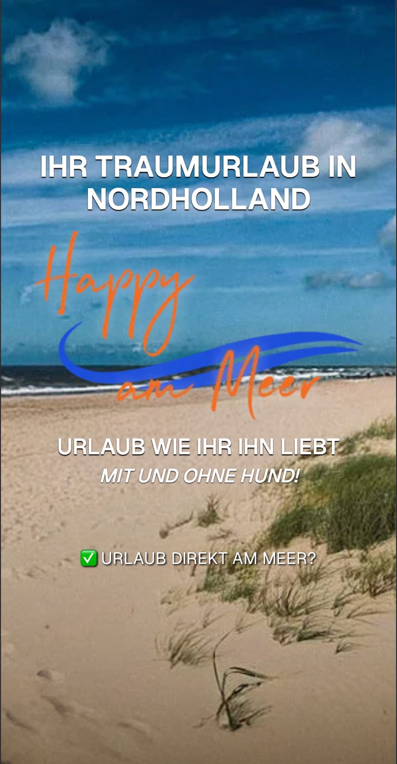 Happy am Meer mobile booking interface